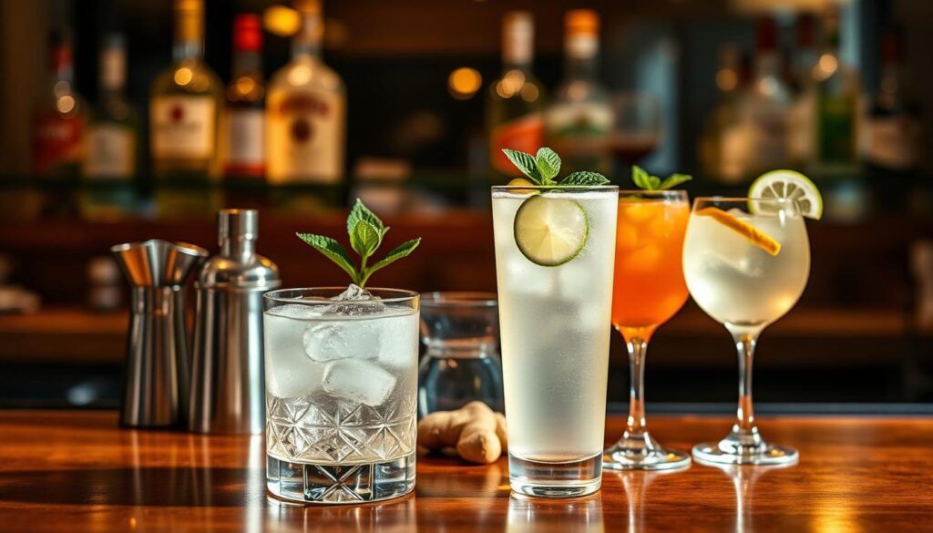 Professional bartending environment